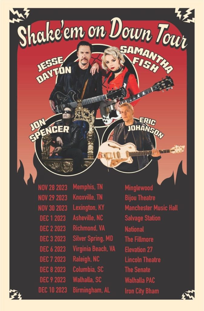 Samantha Fish & Jesse Dayton Tour Poster